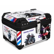 Motorcycle rear case - 68L - Colorful