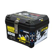 Motorcycle rear case - 57L - Colorful