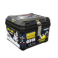 Motorcycle rear case - 57L - Colorful