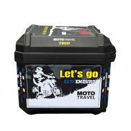 Motorcycle rear case - 57L - Colorful
