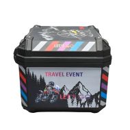 Motorcycle rear case - 57L - Colorful