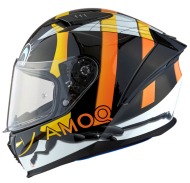 Детска каска AMOQ Helmet FI100 Bee glossy black JNR