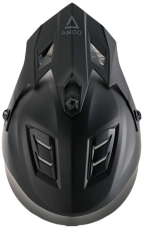 Детска мотокрос  каска AMOQ Meteor V2 JNR MX helmet Blackout