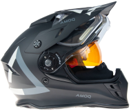 Каска AMOQ Adaptor Electric visor Helmet black/grey
