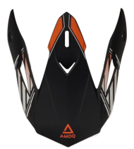 Козирка за каска AMOQ Meteor V2 Peak Axis Black/orange