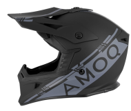 Мотокрос  каска AMOQ Meteor V2 Helmet Axis Black/Grey