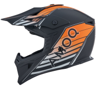 Мотокрос  каска AMOQ Meteor V2 Helmet Axis Black/orange