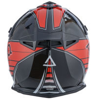 Мотокрос  каска AMOQ Meteor V2 Helmet Axis Black/Red glossy