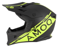 Мотокрос  каска AMOQ Meteor V2 Helmet Black/HiVis