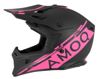Мотокрос  каска AMOQ Meteor V2 Helmet Black/Pink