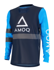 Мотокрос блуза AMOQ Airline Mesh Jersey Navy-Sky Blue