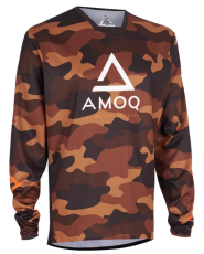 Мотокрос блуза AMOQ Ascent Comp Jersey Brown Camo