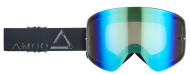Мотокрос очила AMOQ MX Goggles Vision Magnetic Blackout - Gold Mirror