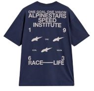 Μπλούζα μοτοσικλέτας ALPINESTARS CSF OVERSIZED INSTITUTE NAVY