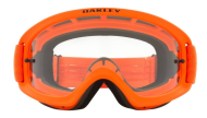 Ochelari de protecție motocross OAKLEY O-Frame 2.0 PRO portocalii și transparenți
