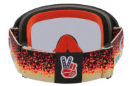 Ochelari de protecție motocross OAKLEY O-Frame 2.0 PRO MX Troy Lee Design Pixel Negru/Portocaliu Gri Deschis