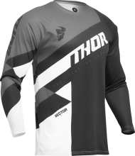 Мотокрос джърси THOR SECTOR CHECKER BLACK/GRAY