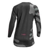 Дамско мотокрос джърси THOR WOMEN'S SECTOR DISGUISE GRAY/FLO PINK