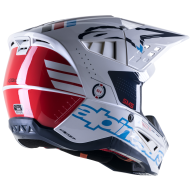 Мотокрос каска Alpinestars SM5 ACT WT/BL