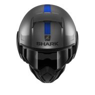 Каска SHARK STREET-DRAK TRIBUTE ANTHRACITE CHROM BLUE