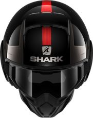 Каска SHARK STREET-DRAK TRIBUTE BLACK/CHROME/RED