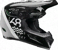 Motocross Helmet THOR REFLEX SPORT RIOT BLACK/WHITE MIPS